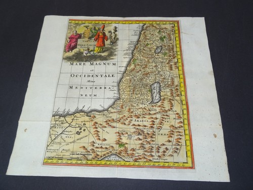 Antica mappa della - , santa