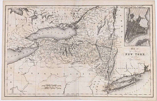 1831 new york - york, mappa